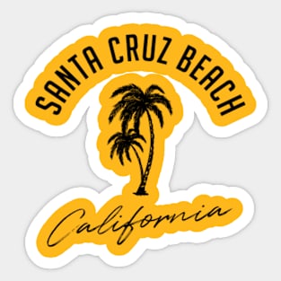 Classic Santa Cruz Beach Sticker